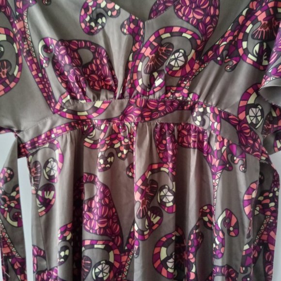 Satin colored dress S - Picture 6 of 6